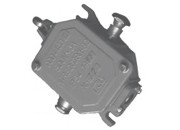 Limitator de cursa cu tija si rolă cu actionare liniara